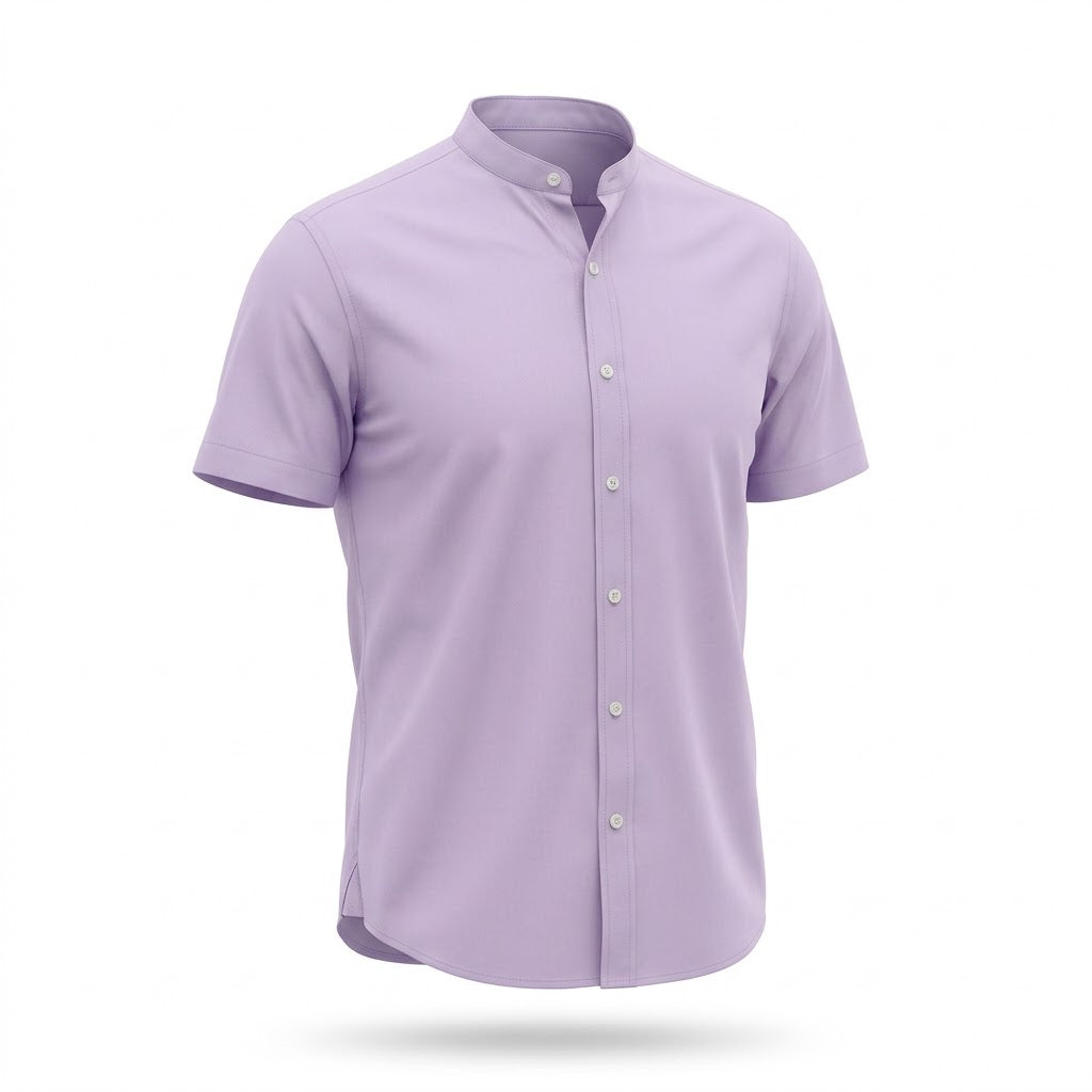 Shirtica Men's Slate Blue Long Sleeve Button Front Shirt