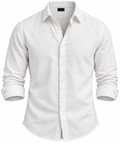 Classic White Long-Sleeve Shirt