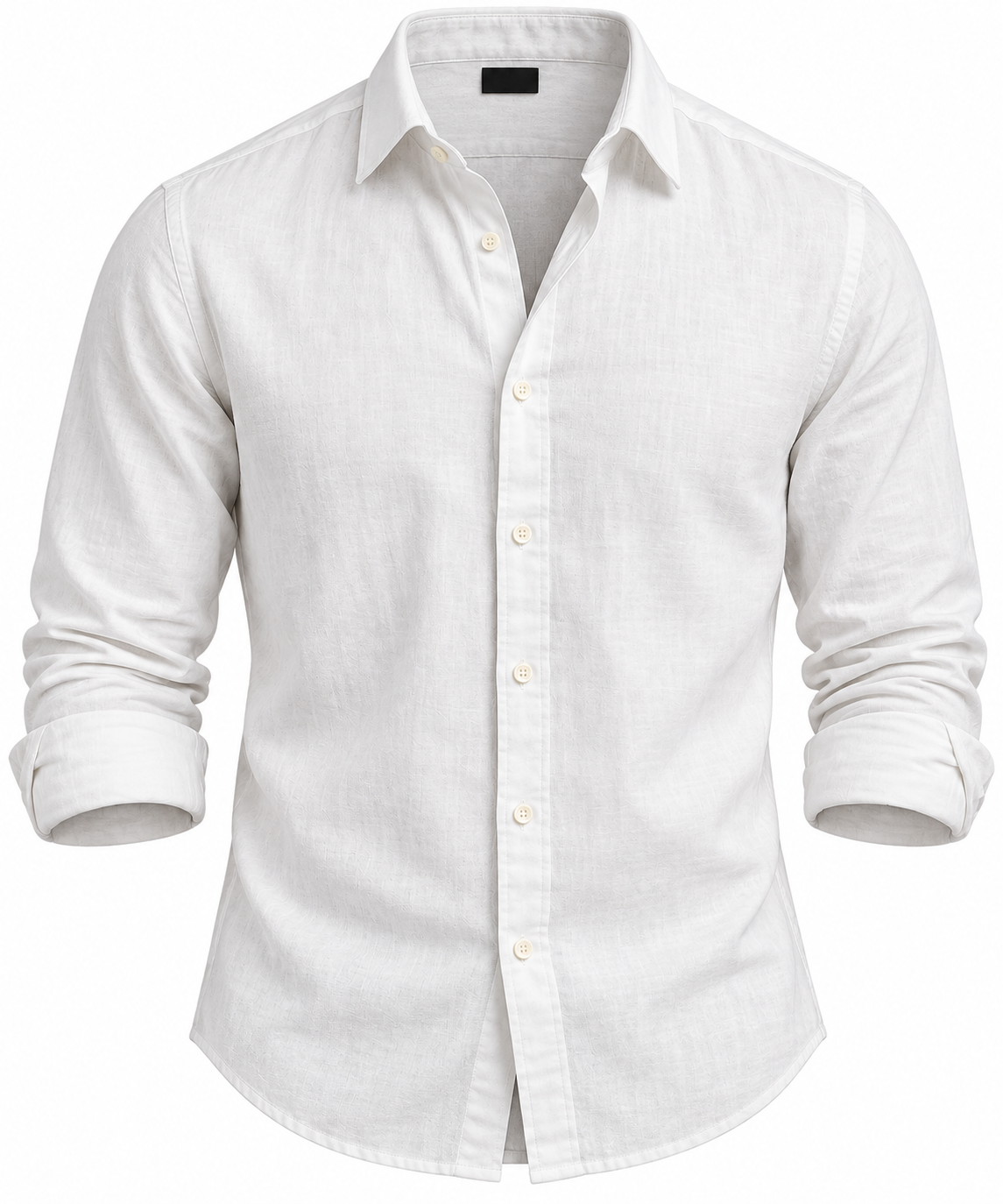 Classic White Long-Sleeve Shirt