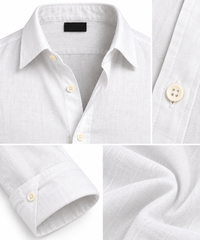 Classic White Long-Sleeve Shirt