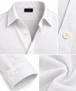 Classic White Long-Sleeve Shirt