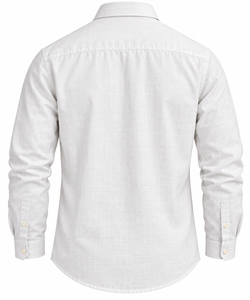 Classic White Long-Sleeve Shirt