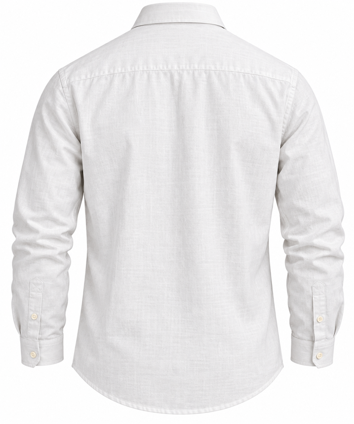 Classic White Long-Sleeve Shirt