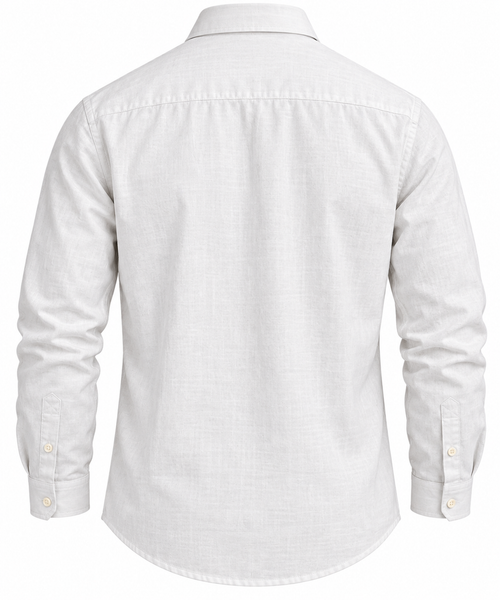 Classic White Long-Sleeve Shirt